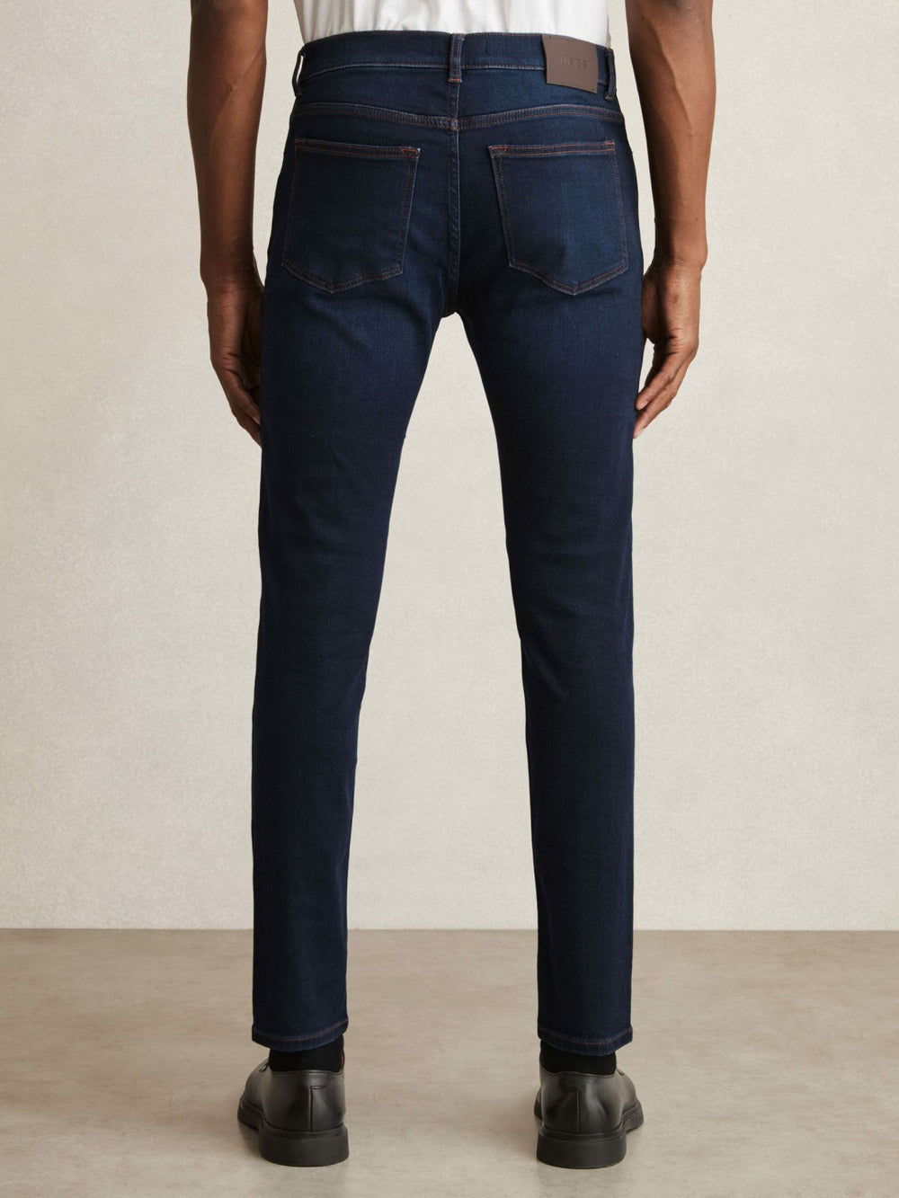 Skinny-Fit Jeans Washed Dark Indigo | Mens