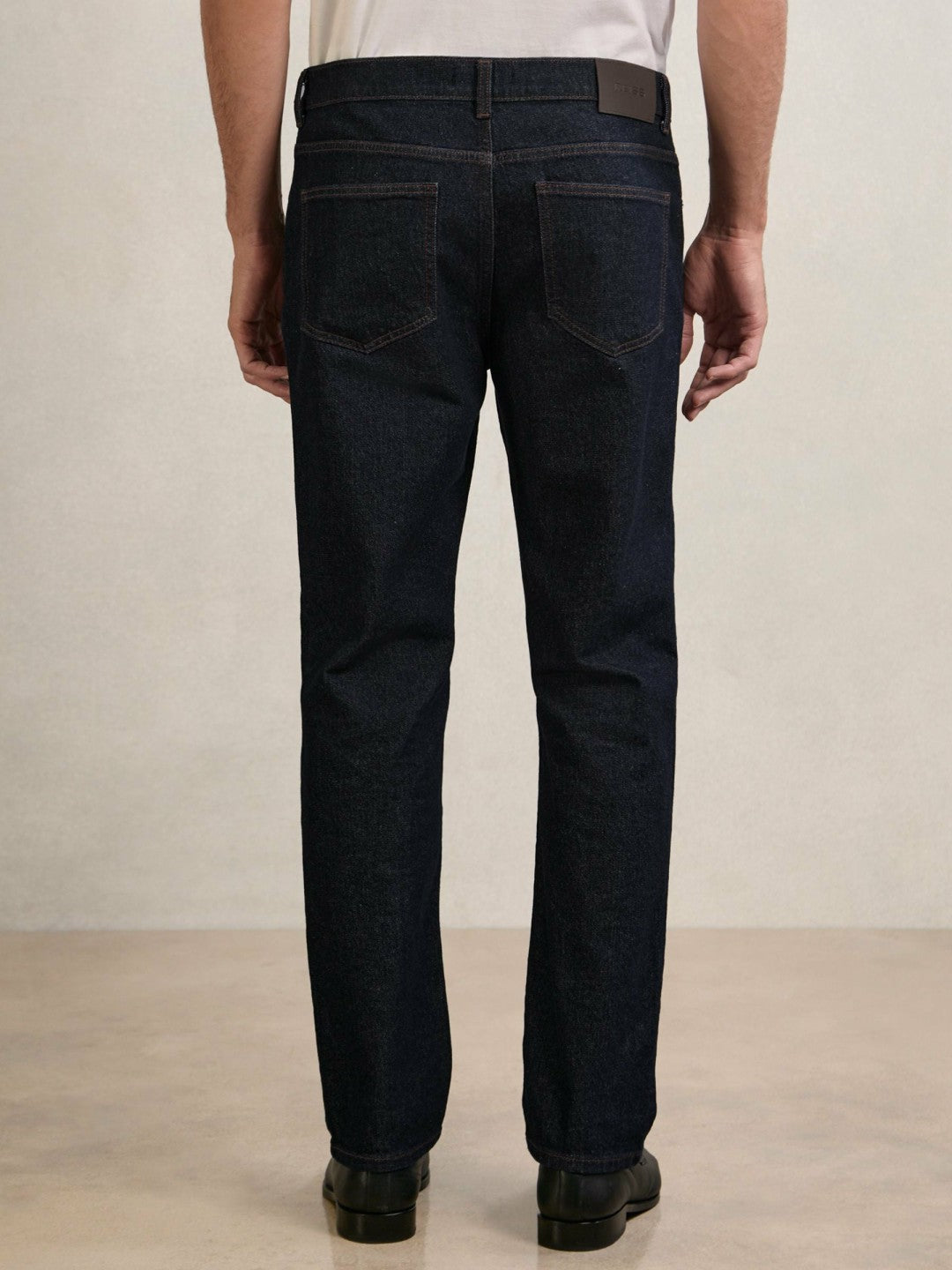Straight-Leg Jeans Raw Indigo | Mens