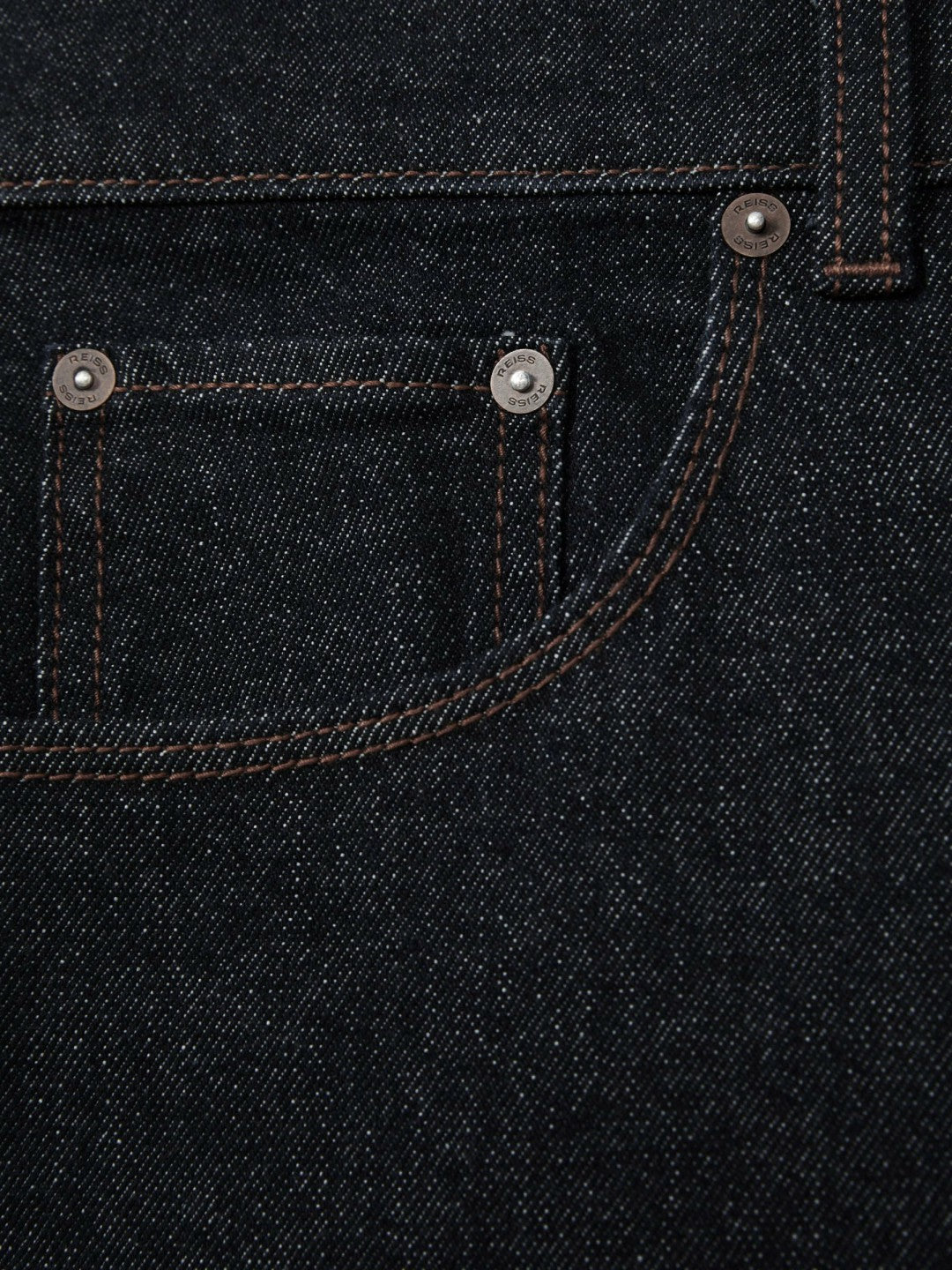 Straight-Leg Jeans Raw Indigo | Mens