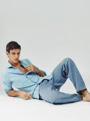 Loose-Fit Jeans Light Blue Wash | Mens