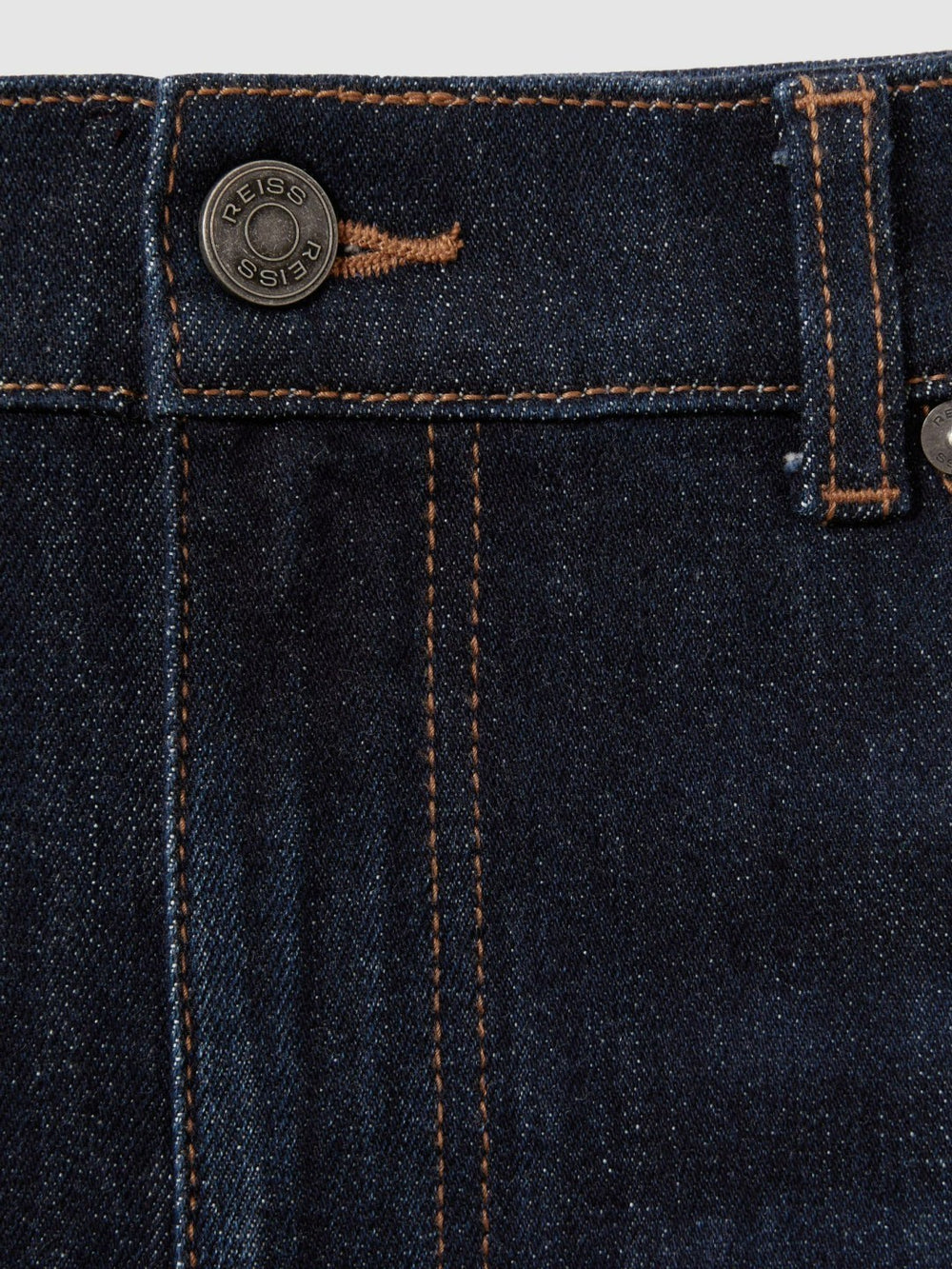 Cotton-Stretch Slim-Fit Jeans Indigo Blue Wash | Mens