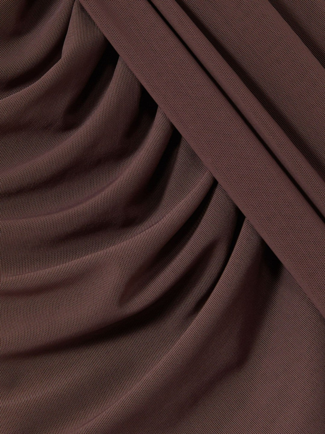 Sheer Ruched Maxi Dress Taupe | Womens