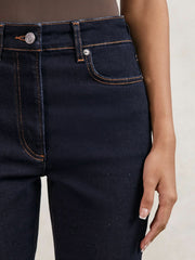 Petite Skinny Jeans Dark Blue | Womens