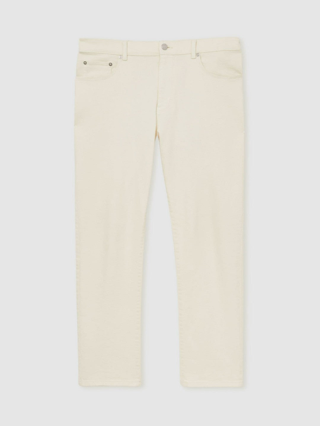 Straight-Leg Jeans White | Mens