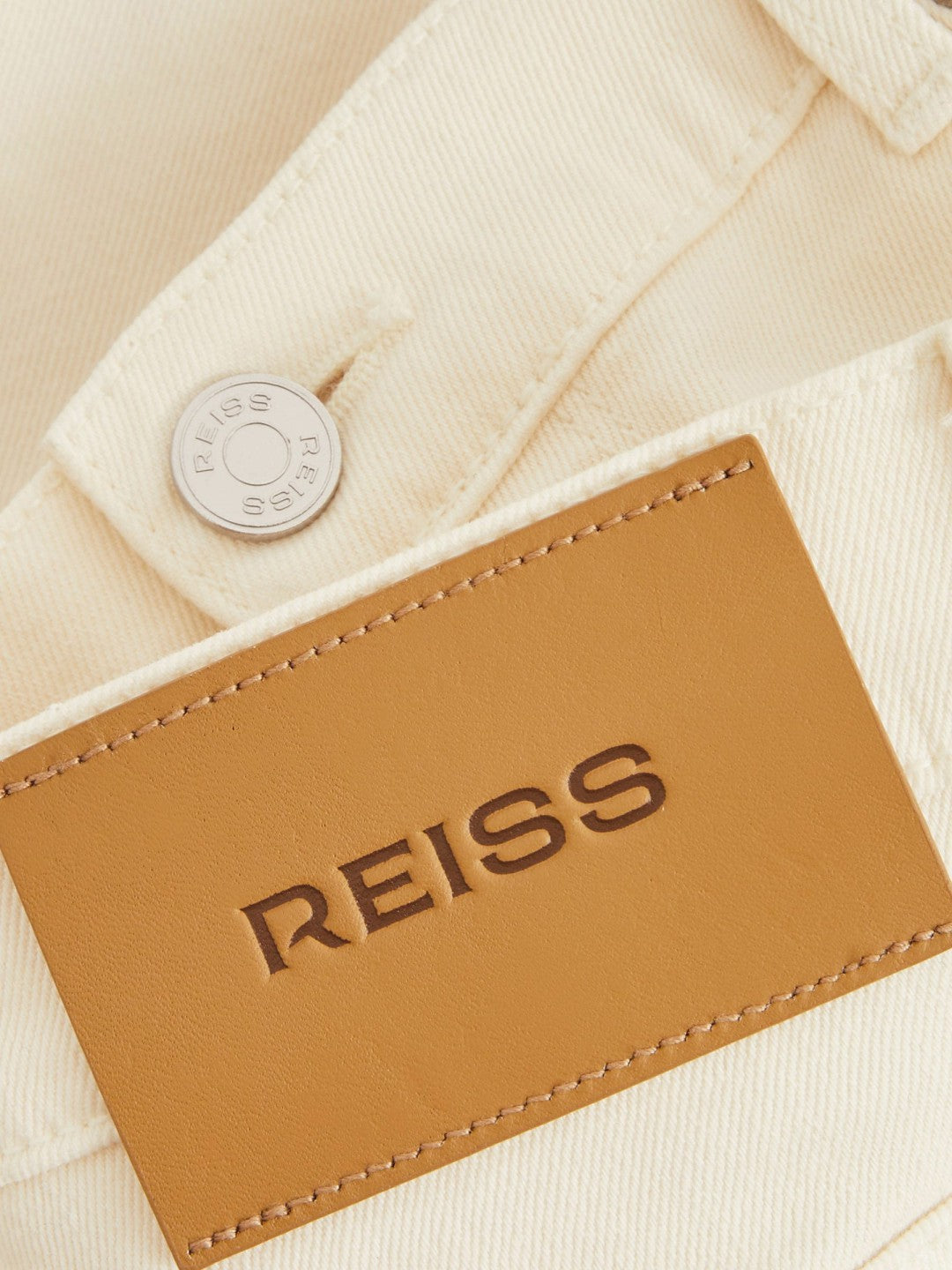 Straight-Leg Jeans White | Mens