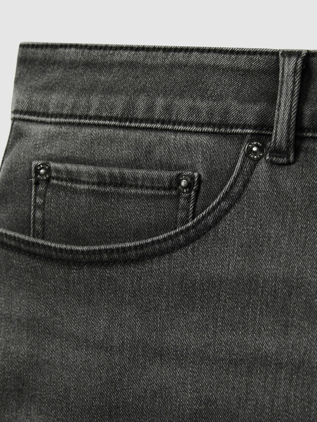 Relaxed-Fit Cropped Jeans Washed Black | Mens