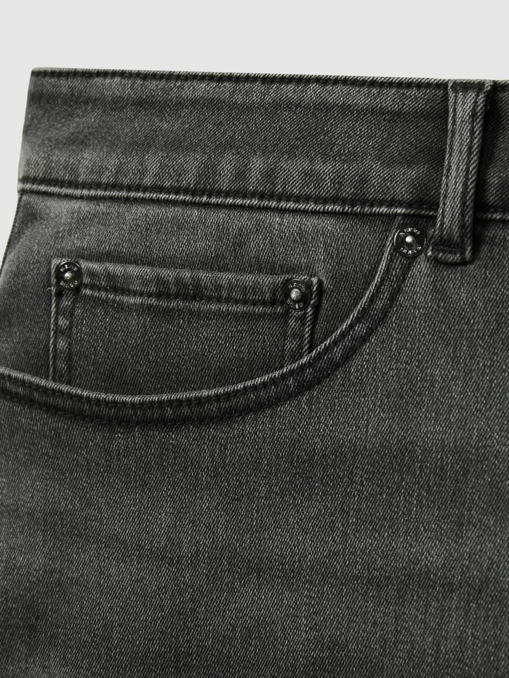 Relaxed-Fit Cropped Jeans Washed Black | Mens