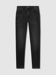 Tapered Slim-Fit Jeans Washed Black | Mens