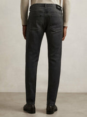 Tapered Slim-Fit Jeans Washed Black | Mens
