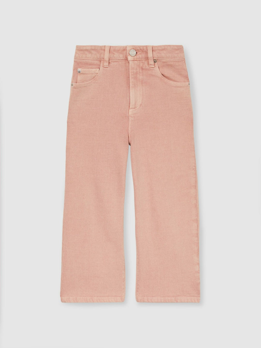 13-14 yrs Wide-Leg Jeans Pink | Children