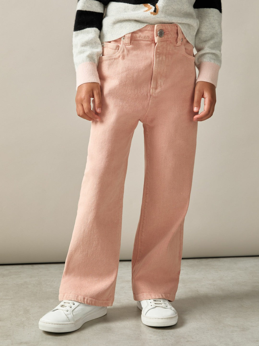 4-9 yrs Wide-Leg Jeans Pink | Children