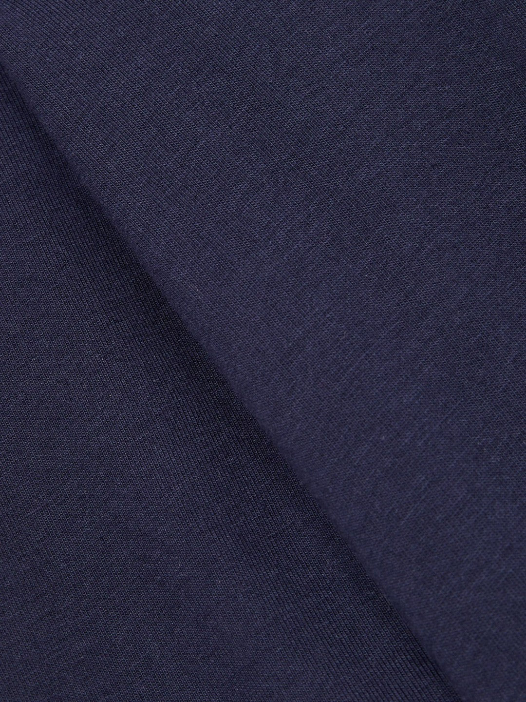 4-9 yrs Cotton-Jersey Roll-Neck Top with Stretch Navy | Children