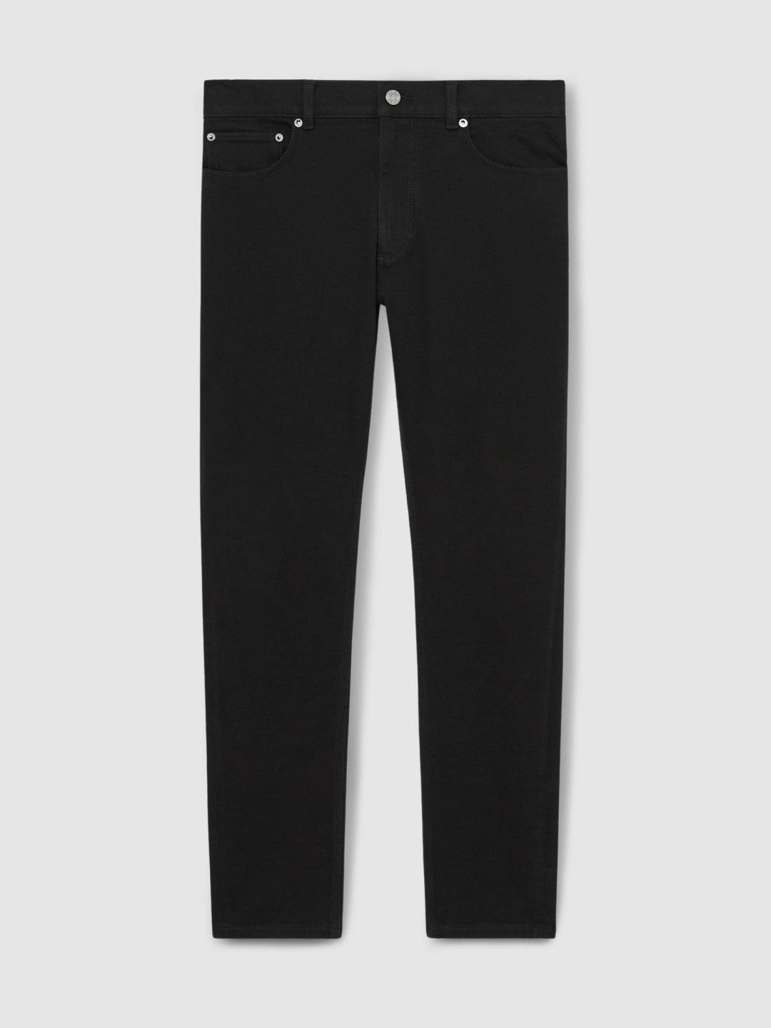 Cotton-Stretch Slim-Fit Jeans Stay Black | Mens