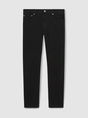 Cotton-Stretch Slim-Fit Jeans Stay Black | Mens