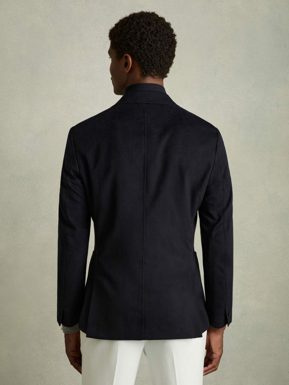 Single-Breasted Blazer With Gilet Insert Regular-Fit Navy | Mens