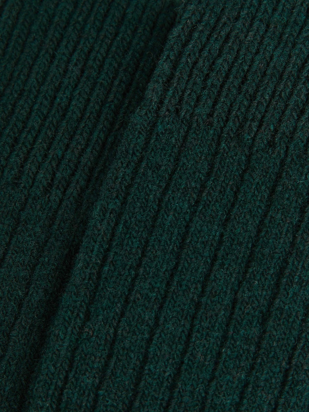 Ribbed Socks With Wool And Cashmere Forest Green | Mens