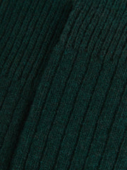 Ribbed Socks With Wool And Cashmere Forest Green | Mens