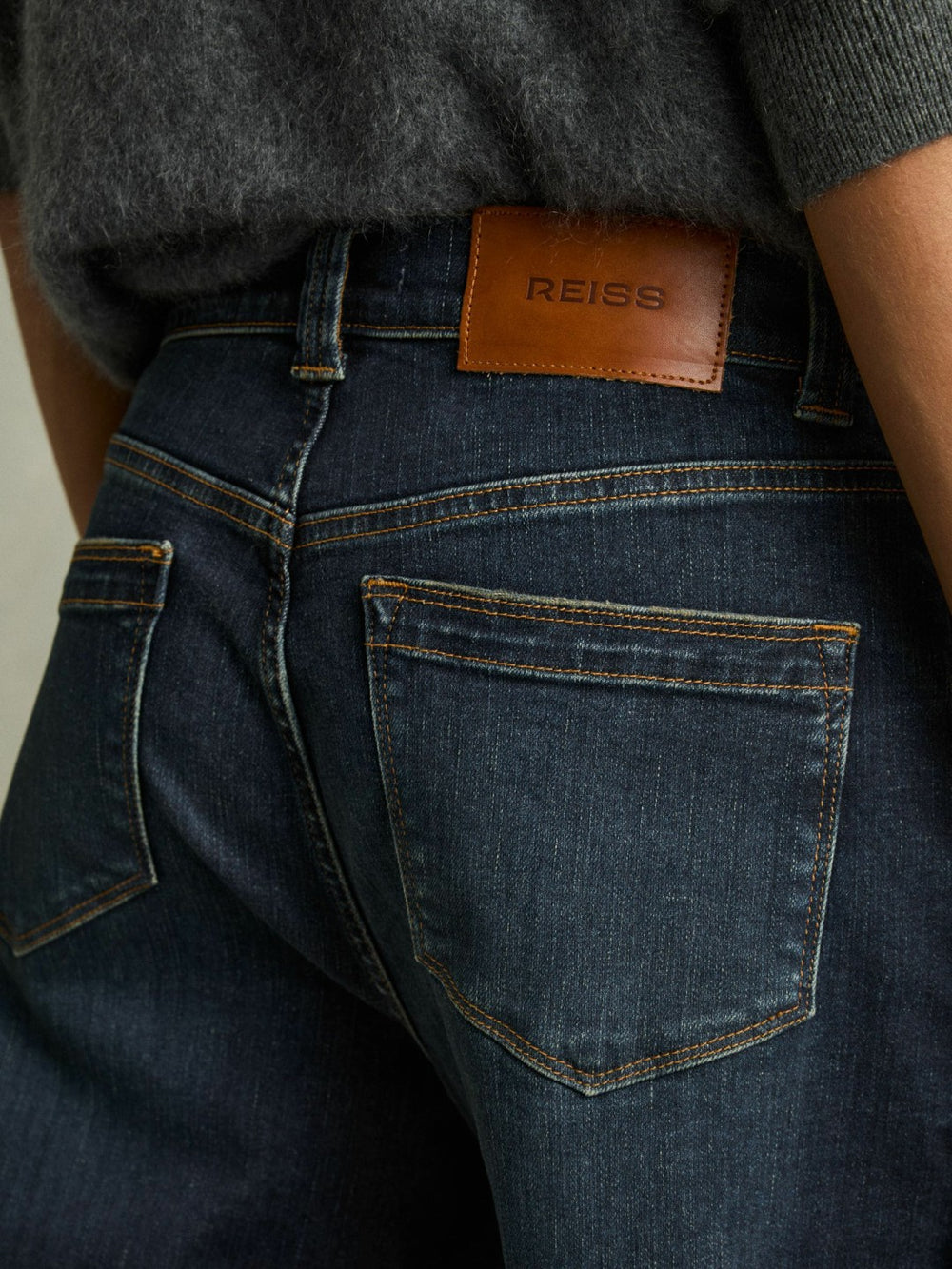 Petite Denim Culotte Jeans Dark Blue | Womens