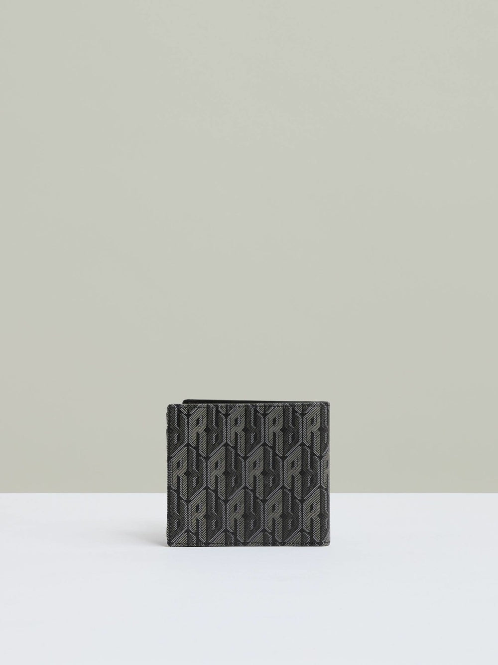 Coated Canvas Monogram Wallet Black | Mens