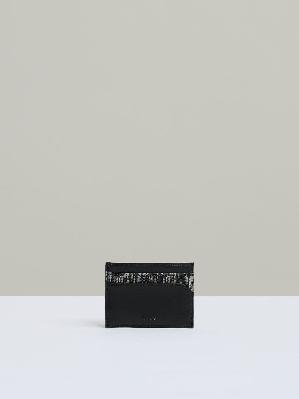 Monogram Canvas Card Holder Black | Mens