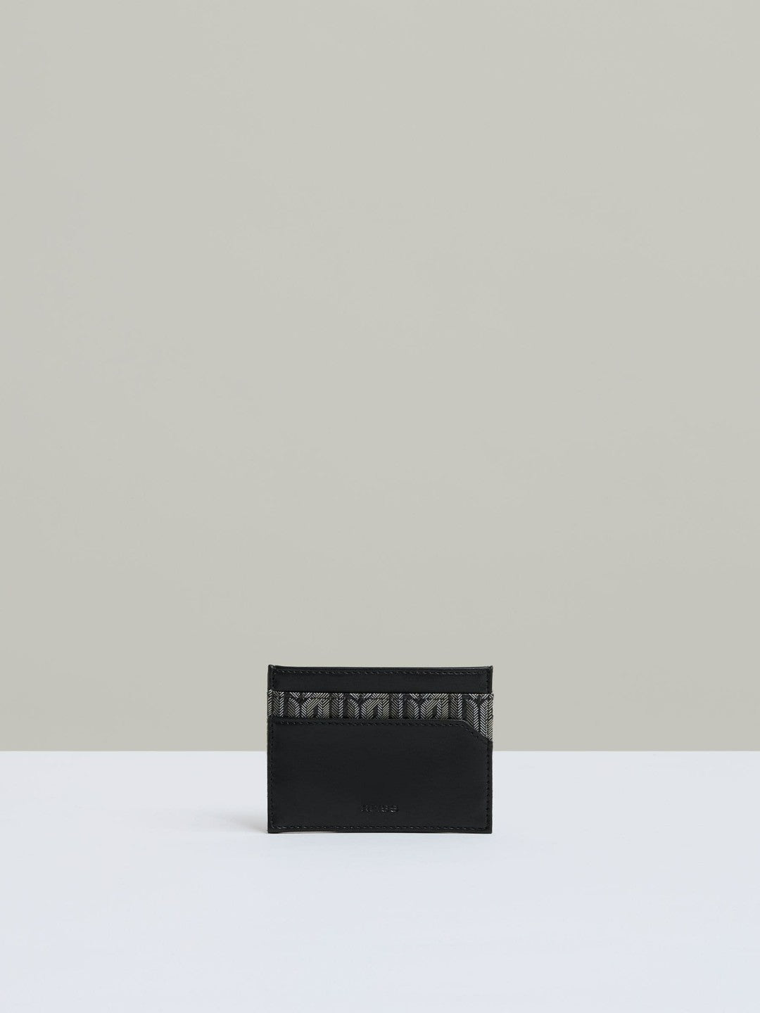 Monogram Canvas Card Holder Black | Mens