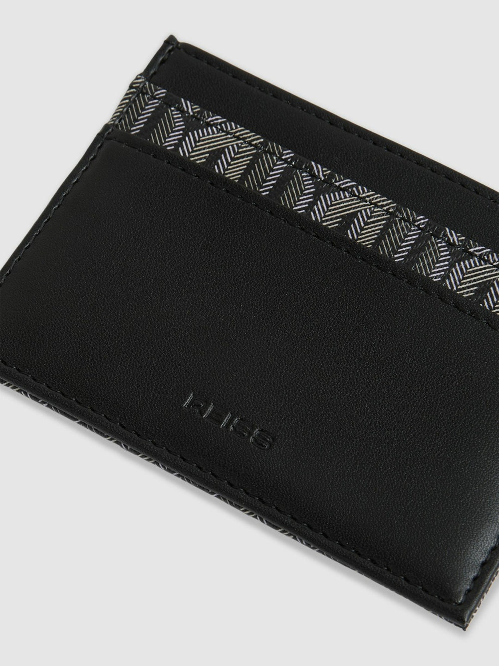 Monogram Canvas Card Holder Black | Mens