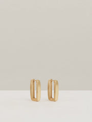 Geometric Hoop Earrings Gold | Womens