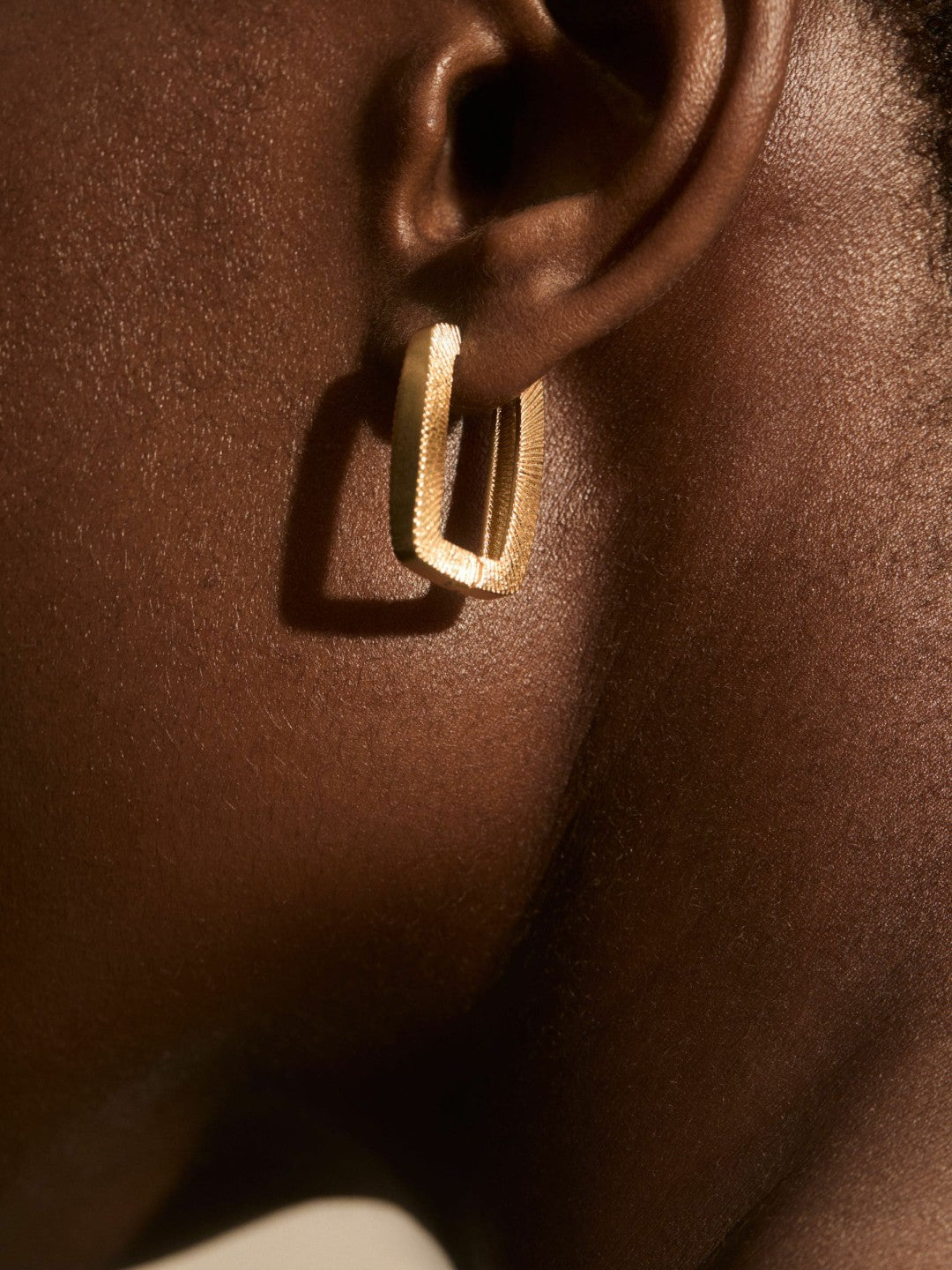 Geometric Hoop Earrings Gold | Womens