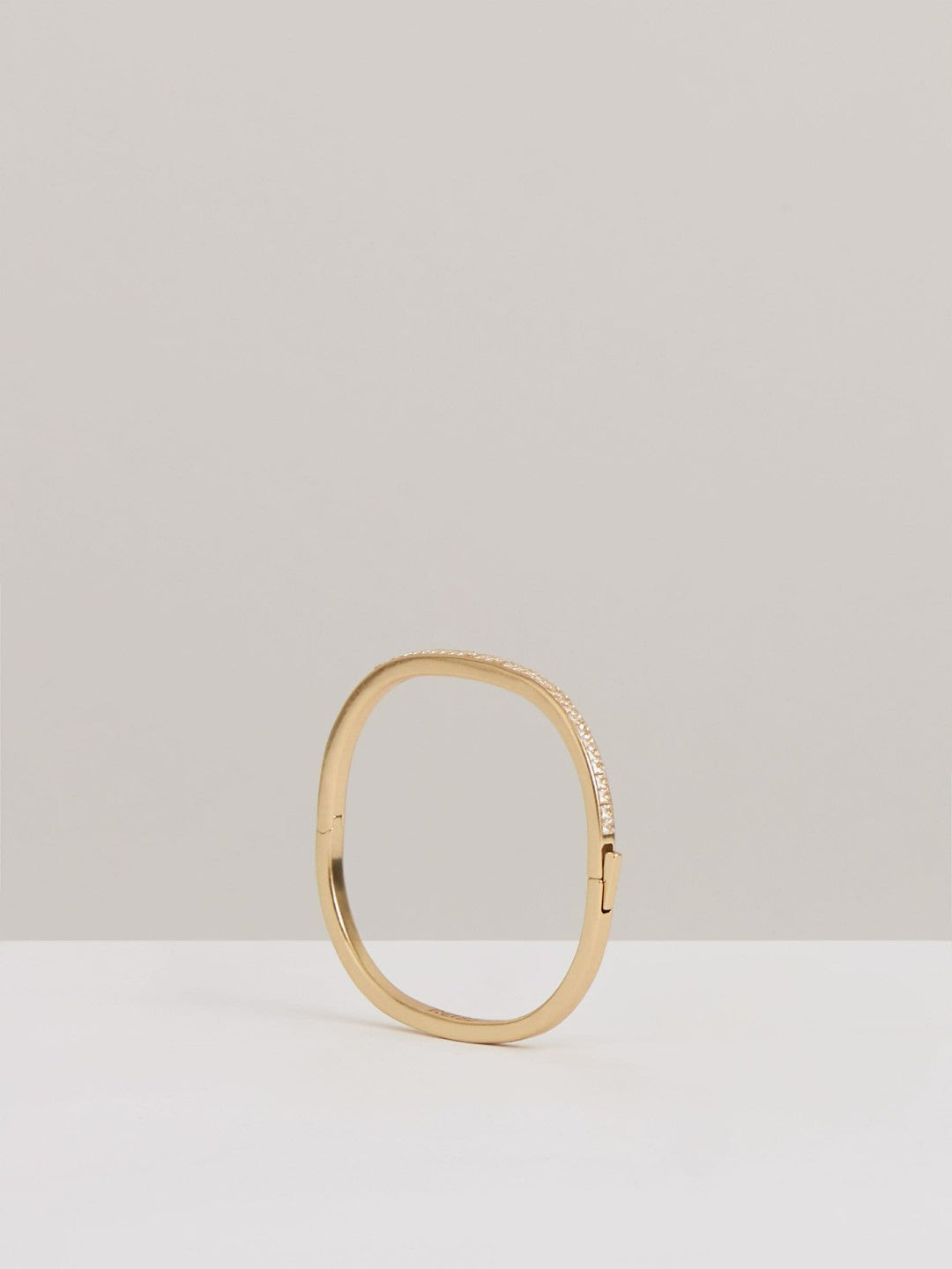 Hinged Crystal Cuff Gold | Womens