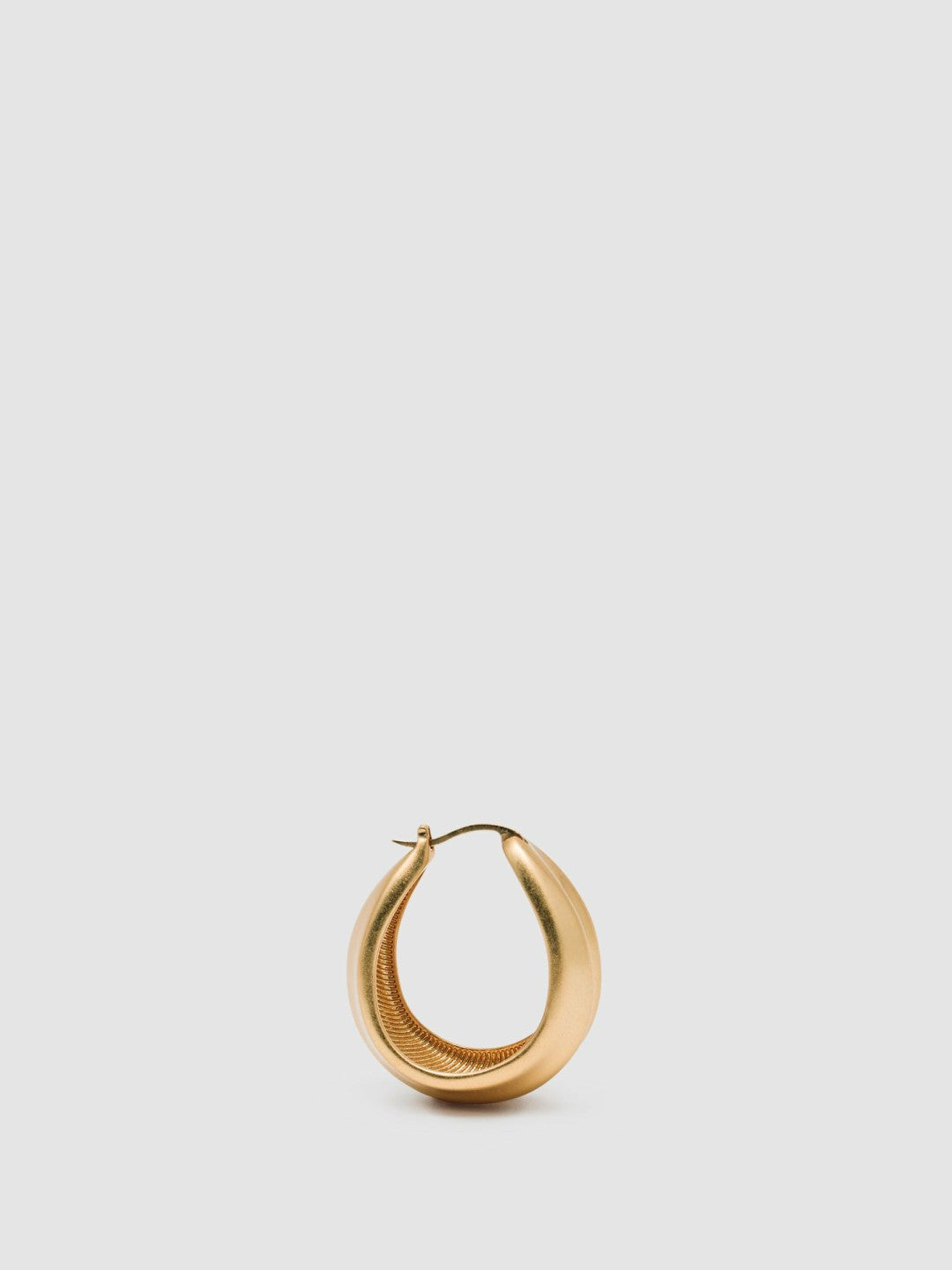Sculptural Hoop Earrings Gold | Womens