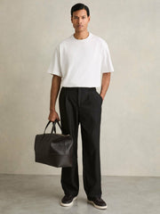Cotton GarMenst-Dyed Oversized T-Shirt White | Mens