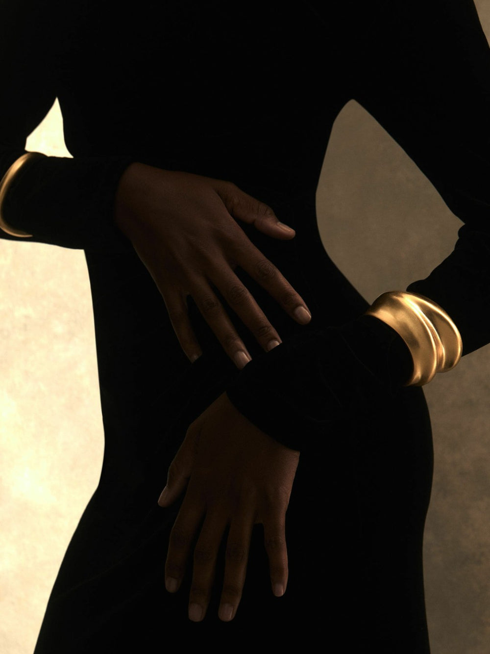 Sculptural Cuff Gold | Womens