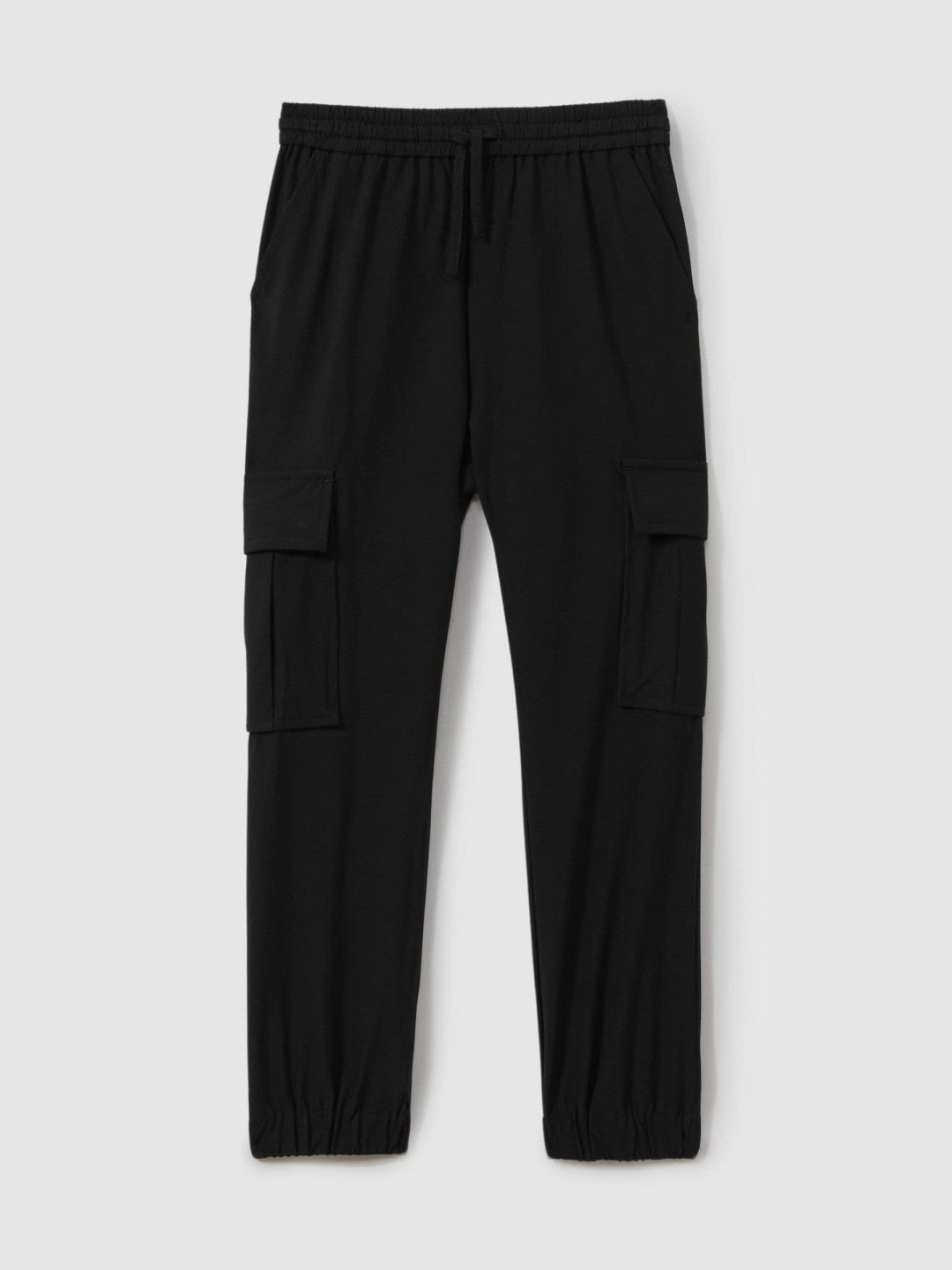 3-9 yrs Technical Drawstring Trousers Black | Children