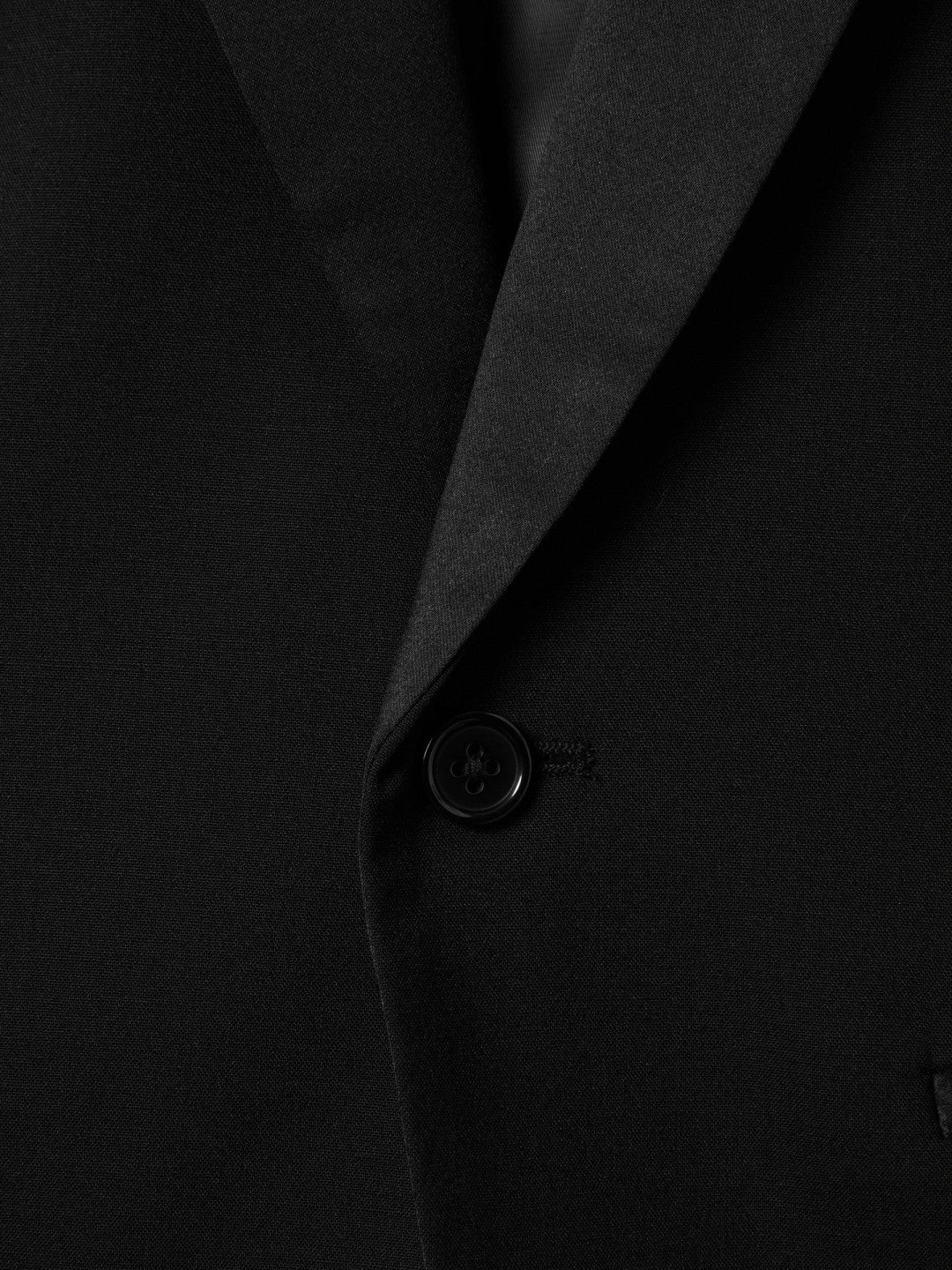 9-13 yrs Tuxedo Satin Single Breasted Blazer Black | Children