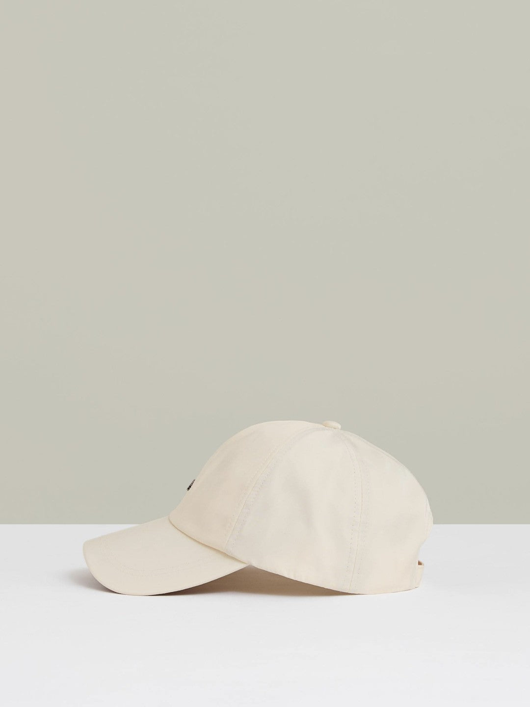 Logo Lettering Baseball Cap Ecru | Mens