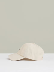 Logo Lettering Baseball Cap Ecru | Mens