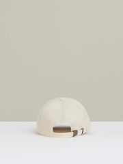Logo Lettering Baseball Cap Ecru | Mens