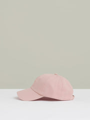 Cotton Logo-Embroidered Baseball Cap Washed Pink | Mens