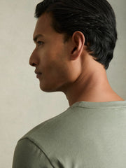 Cotton Crew Neck T-Shirt  | Mens