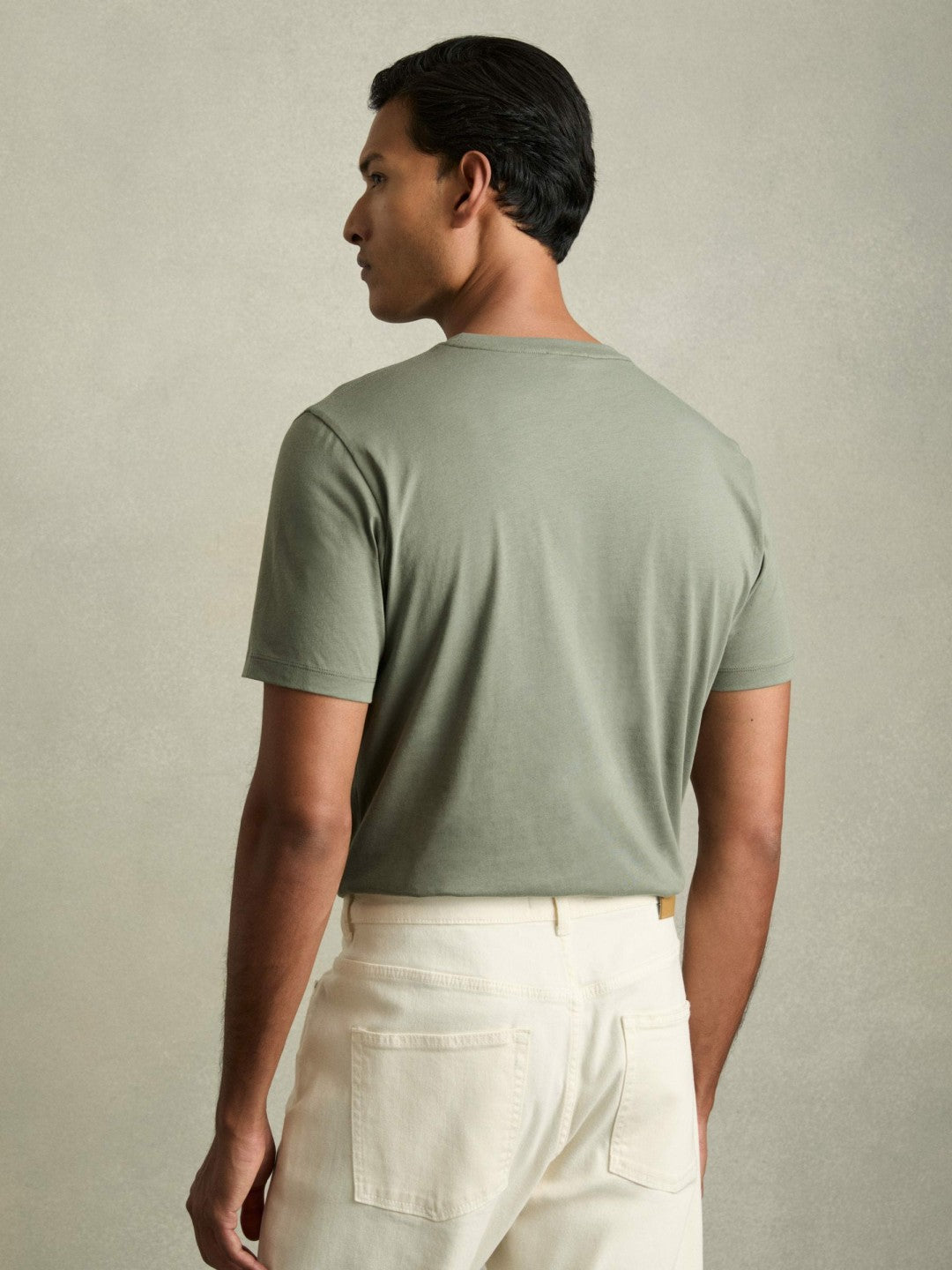 Cotton Crew Neck T-Shirt  | Mens