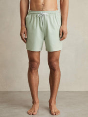 Drawstring Swim Shorts Mint Green | Mens