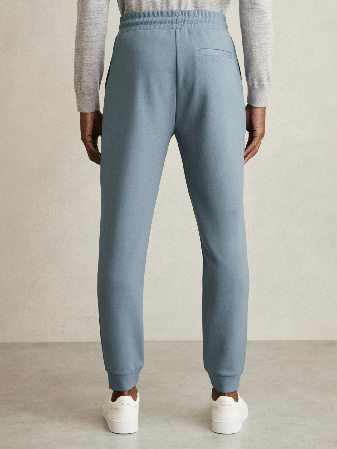 Drawstring Jersey Joggers Airforce Blue | Mens