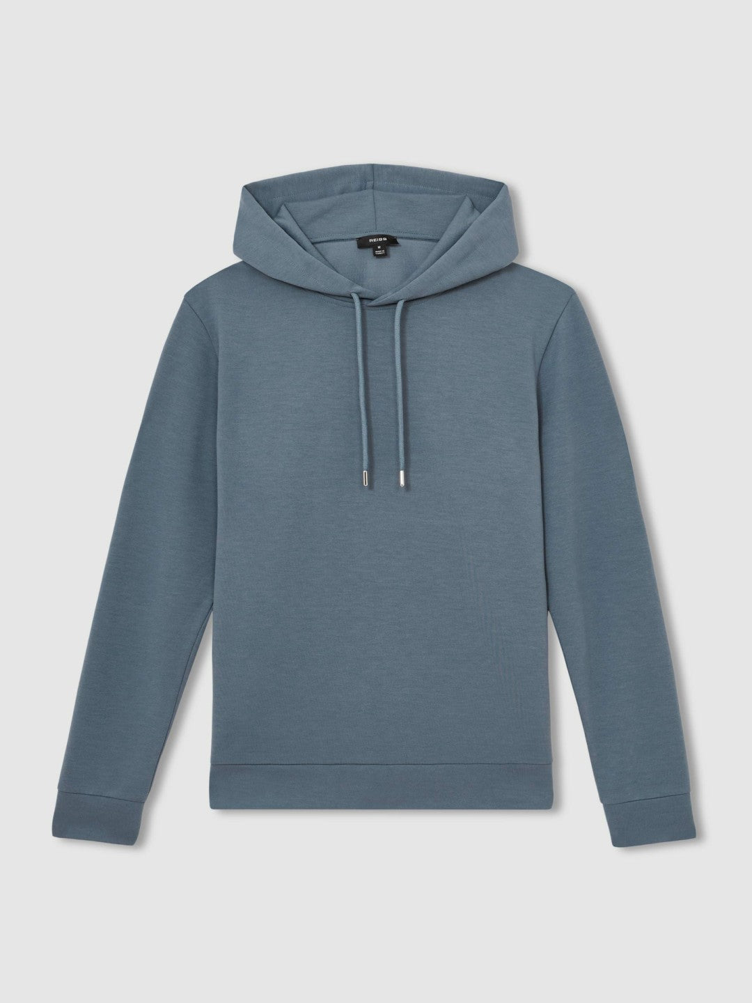Interlock Jersey Drawstring Hoodie Airforce Blue | Mens