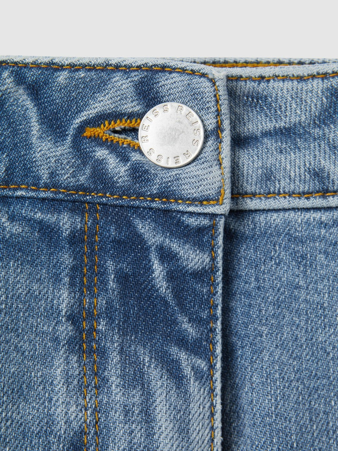 Petite Mid-Rise Straight-Leg Jeans Light Blue | Womens