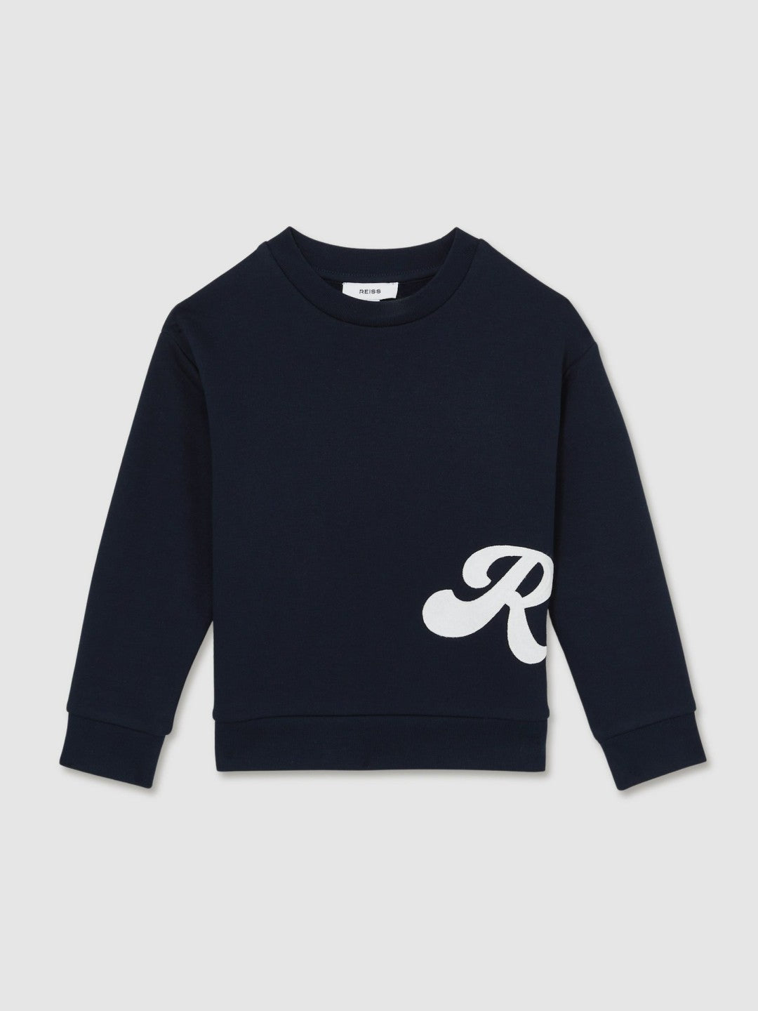 3-9 yrs Cotton-Blend Logo Script Sweatshirt Navy | Children