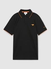 McLaren F1 Team Cotton Polo Shirt Black | Mens
