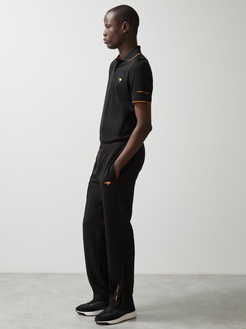 McLaren F1 Team Cotton Polo Shirt Black | Mens