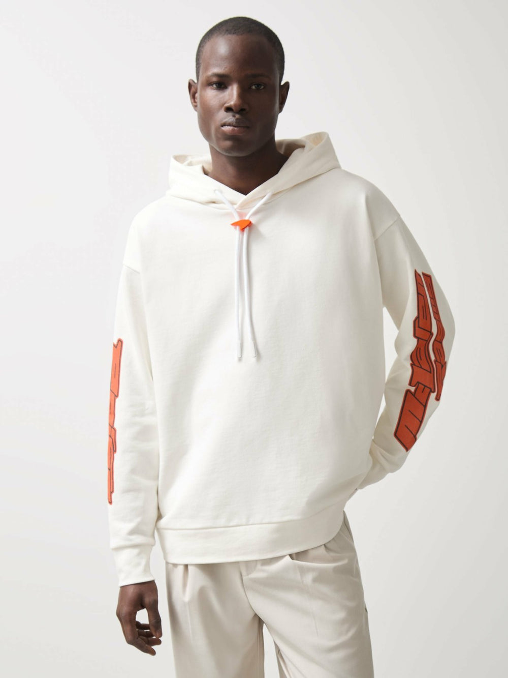 McLaren F1 Team Oversize Toggle Hoodie Unisex Fit White | Mens