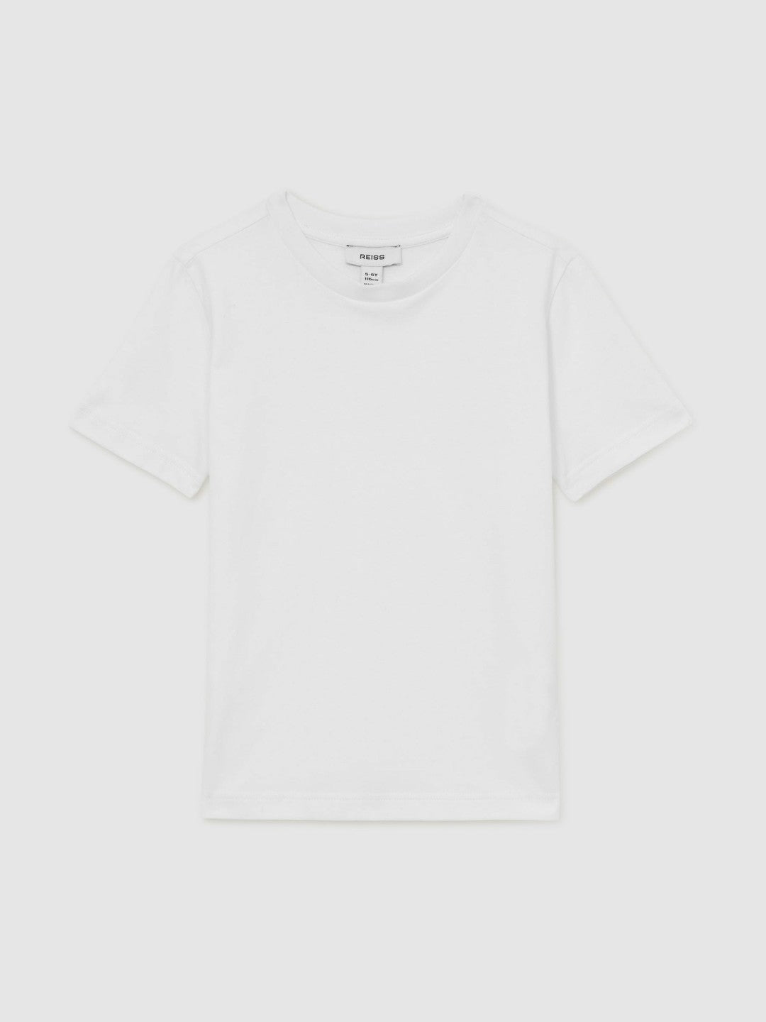 3-9 yrs Cotton Crew-Neck T-Shirt White | Children