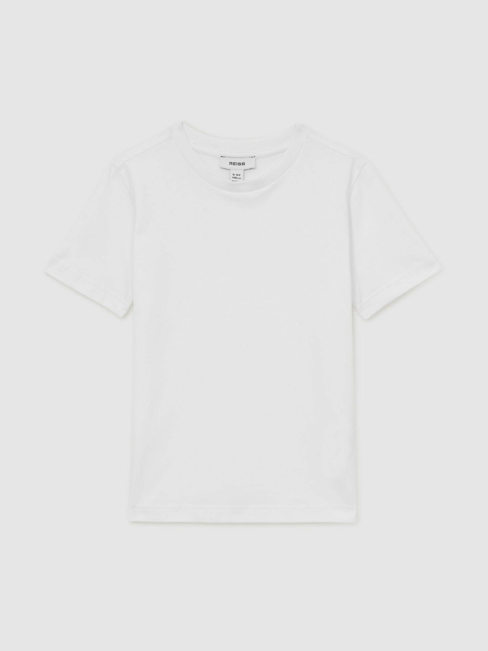 3-9 yrs Cotton Crew-Neck T-Shirt White | Children